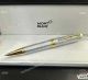 Premium Quality Copy Mont Blanc Homage To Victor Hugo Fountain Silver Gold Pen (3)_th.jpg